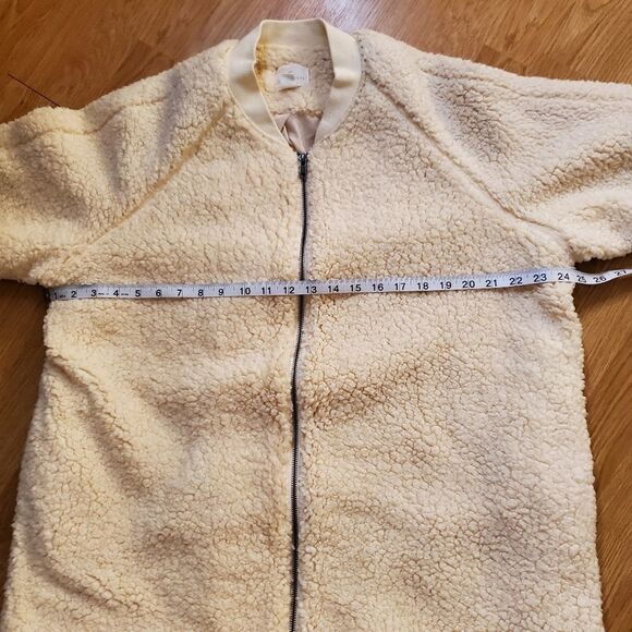 Caslon Long Faux Shearling Jacket in Ivory - Picture 10 of 15